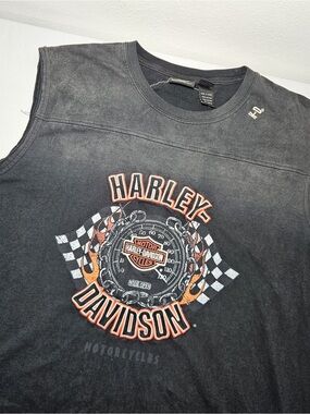 Harley-Davidson Sleeveless Graphic Shirt Black  96617-11VM